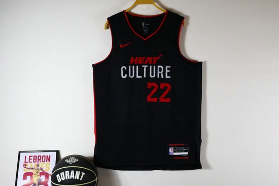 22 Butler Miami Heat 24-25 city jersey black player version